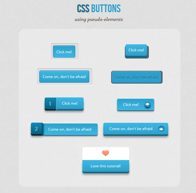 纯CSS3打造立体质感按钮-科e互联
