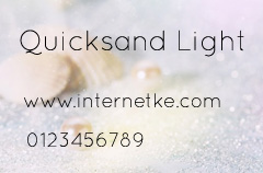 Quicksand-Light字体下载
