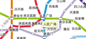 HTML5绘制上海地铁线路图