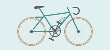 纯CSS3实现流畅的自行车动画特效