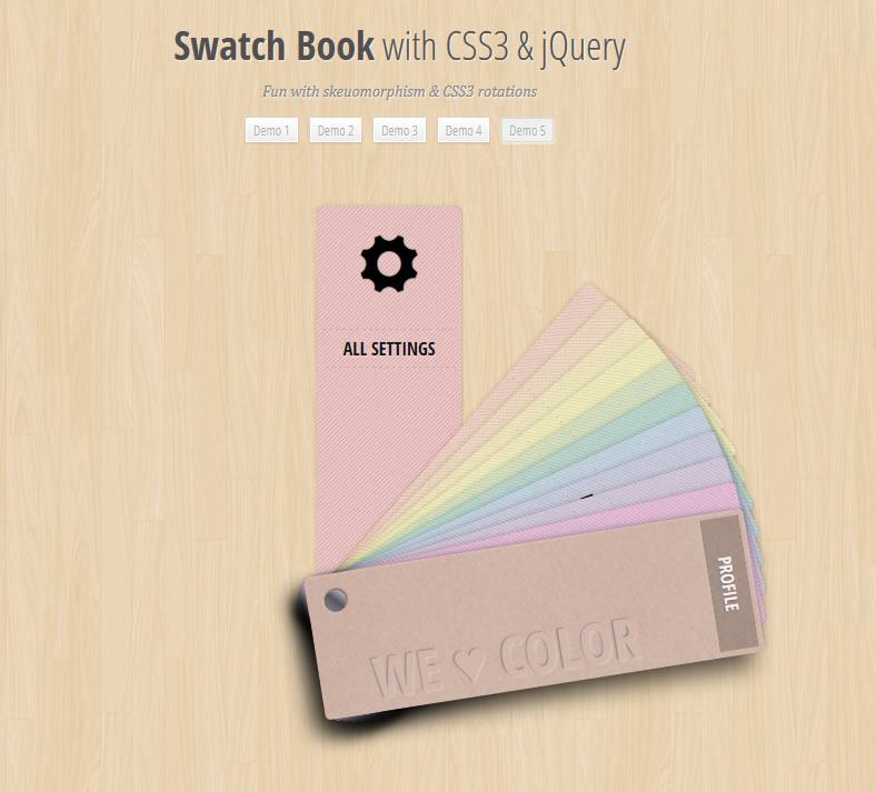 CSS3模拟书签导航-科e互联