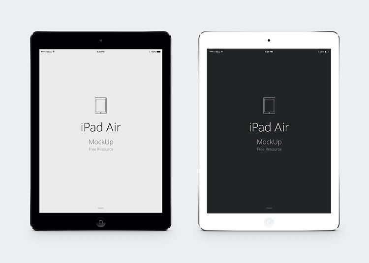 iPad Air PSD分层素材-【科e互联】
