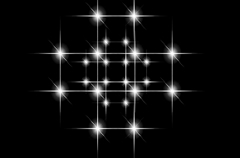 闪动的星星透明Flash素材