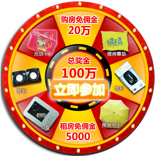 转盘抽奖PSD分层素材下载-【科e互联】