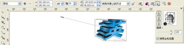 如何制作立体透视字体