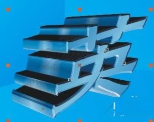 如何制作立体透视字体