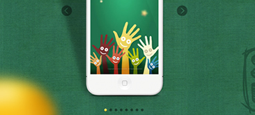 在iPhone手机模版中切换焦点图