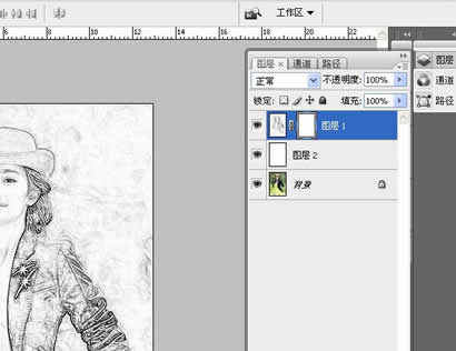 Photoshop图片处理教程：快速把人物图片转为铅笔素描-【科e互联】