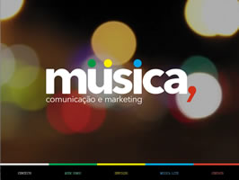 国外MUSICA黑色动画酷站欣赏