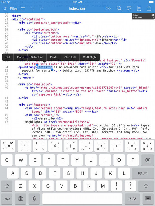 Textastic