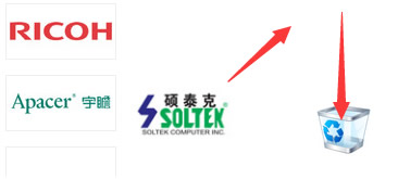 jQuery将图标文件动画移入回收站特效