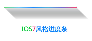 纯CSS3实现iOS7风格进度条
