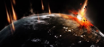 Ps教程：合成流星撞击星球的壮观景象