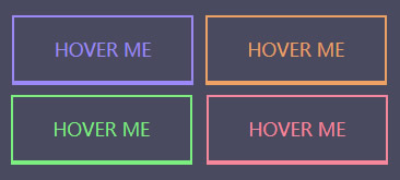 CSS3鼠标滑过动画背景按钮特效