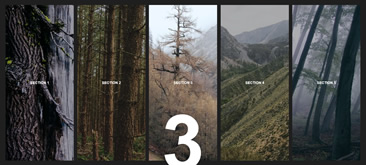 HTML5+CSS3响应式酷炫图片封面动画展示特效