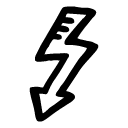 闪电PNG图标